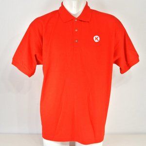 CIRCLE K Convenience Store Employee Uniform Polo Shirt Red NEW Size S Small